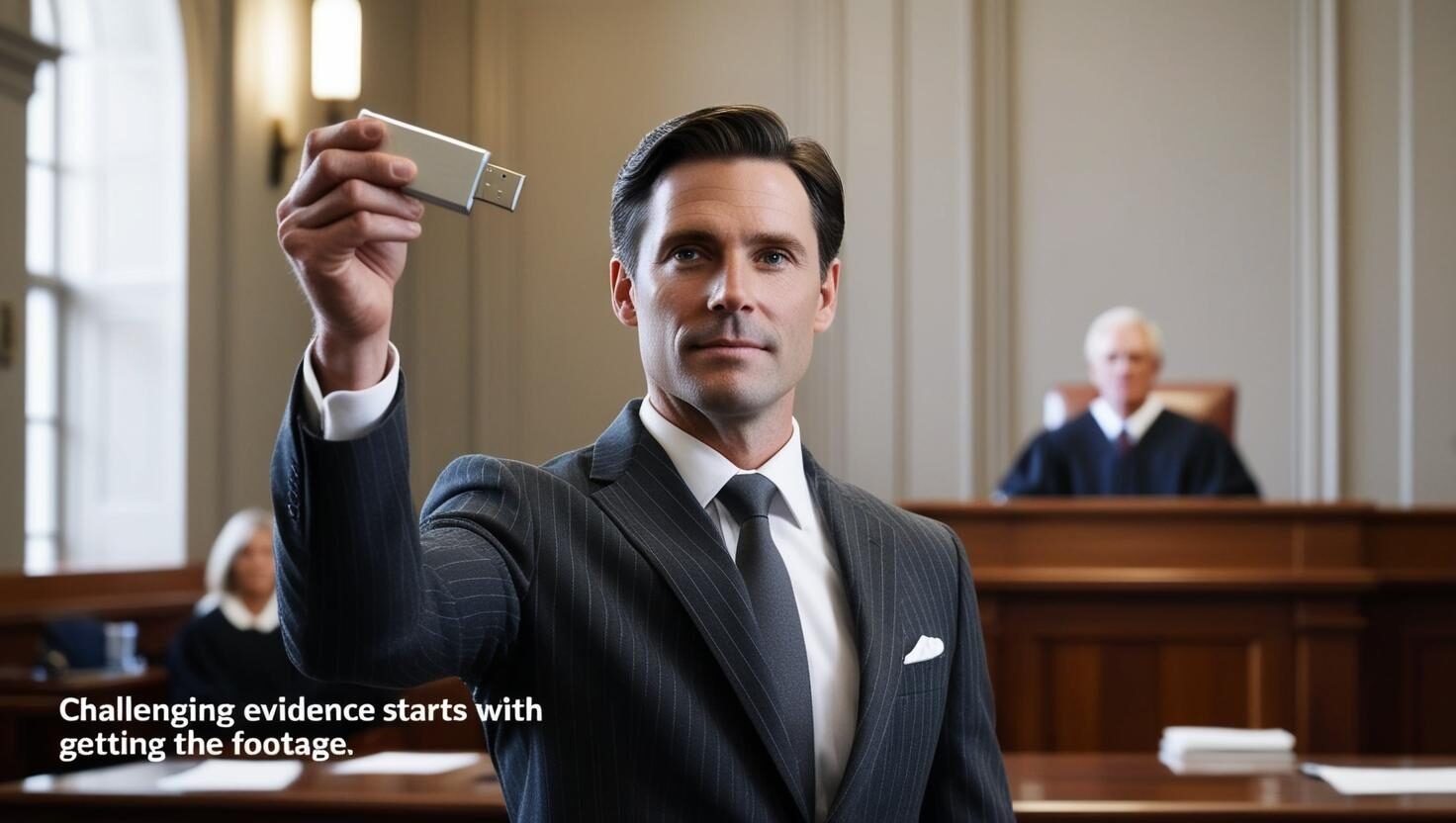 Cctv challenging footage